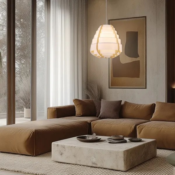 Lampadario a sospensione con filo NAGOJA 1xE27/40W/230V