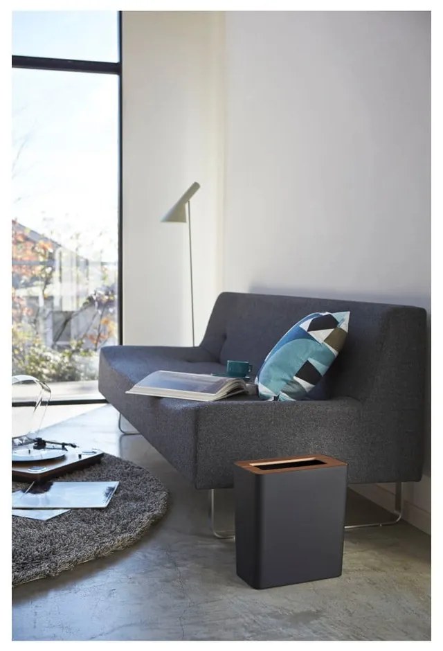 Cestino nero quadrato Rin - YAMAZAKI