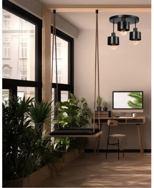 Lampadario a plafone BODO 3xE27/60W/230V