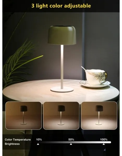 Immax 08497L - Lampada solare da esterno dimmergibile LED/4W/5V 3600mAh IP44