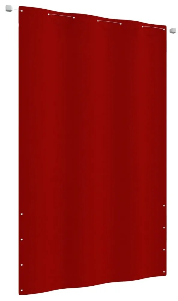 Paravento Per Balcone Rosso 140x240 Cm İn Tessuto Oxford /