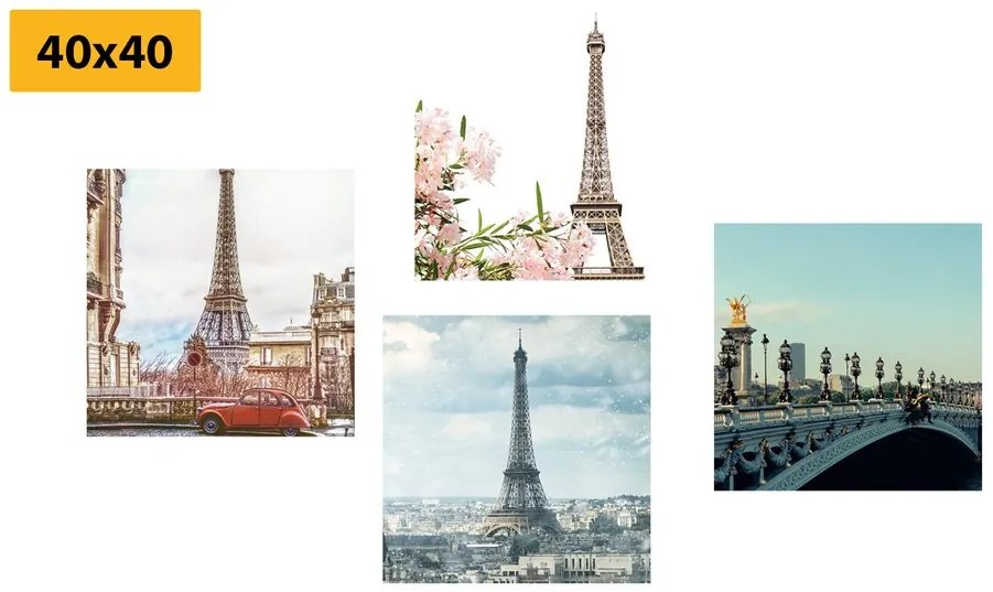 Set di quadri – Torre Eiffel