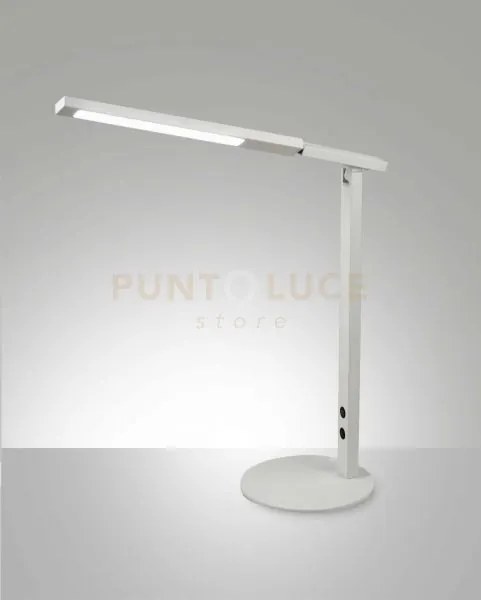 Ideal lampada da tavolo bianca a led orientabile cct 3000k - 4000k ...