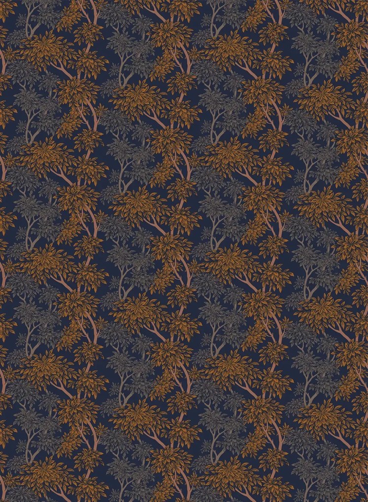 Tenue de Ville Carta da parati Panache - Night Blue