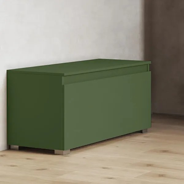 Cassa Panca con cassettone in legno 81 cm VERDE
