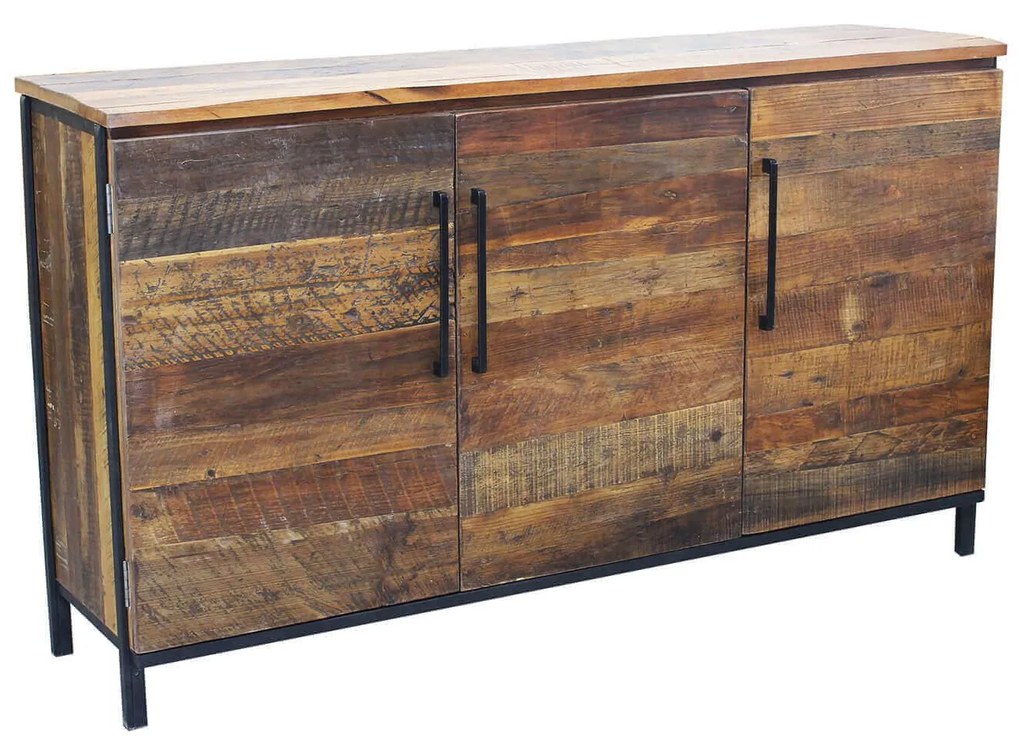 RUNE - madia moderna in legno con tre ante