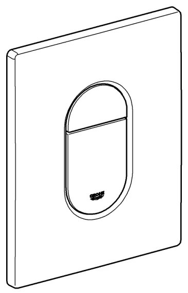 GROHE 38844SH0 - Pulsante di comando ARENA COSMOPOLITAN 156 × 197 mm bianco