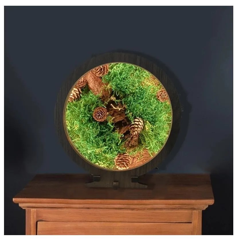 Li-Go 23654 - Decorazione da tavolo LED dimmerabile LED/12W/230V 20x22 cm verde muschio