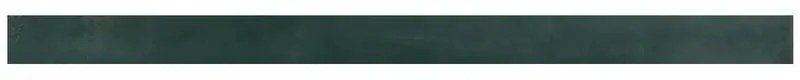 Piastrella battiscopa Lamiera Bottle in gres porcellanato verde L 120 x H 7.5 cm x Sp 0.9 mm opaco confezione da 7.2 ml