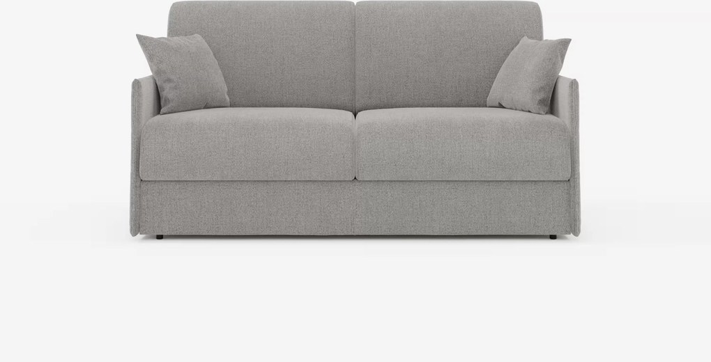 Evans divano letto matrimoniale sfoderabile - design compatto e vano porta guanciali in tessuto smacchiabile T23