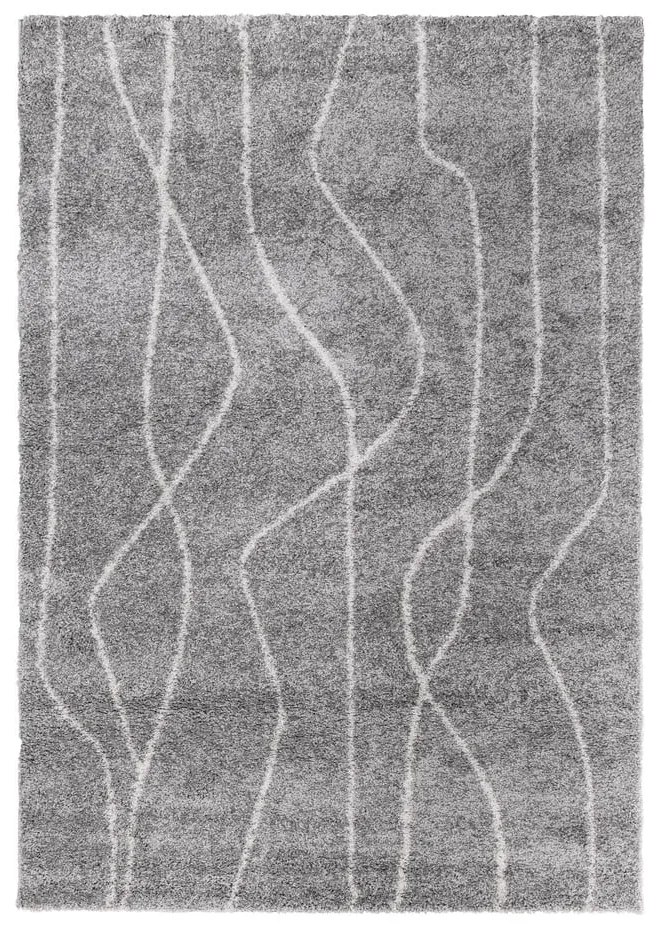 Tappeto grigio 120x180 cm Routa – Universal