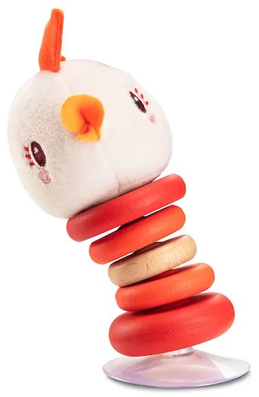 Lilliputiens - Sonaglio oscillante con ventosa - Gallina Paulette