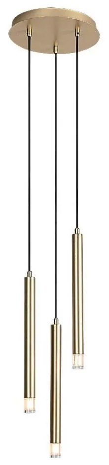 Rabalux 72359 - Lampadario a sospensione con filo RAMIRA 3xG9/5W/230V oro