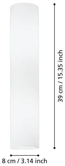 EGLO 83406 - Applique ZOLA 2xE14/40W