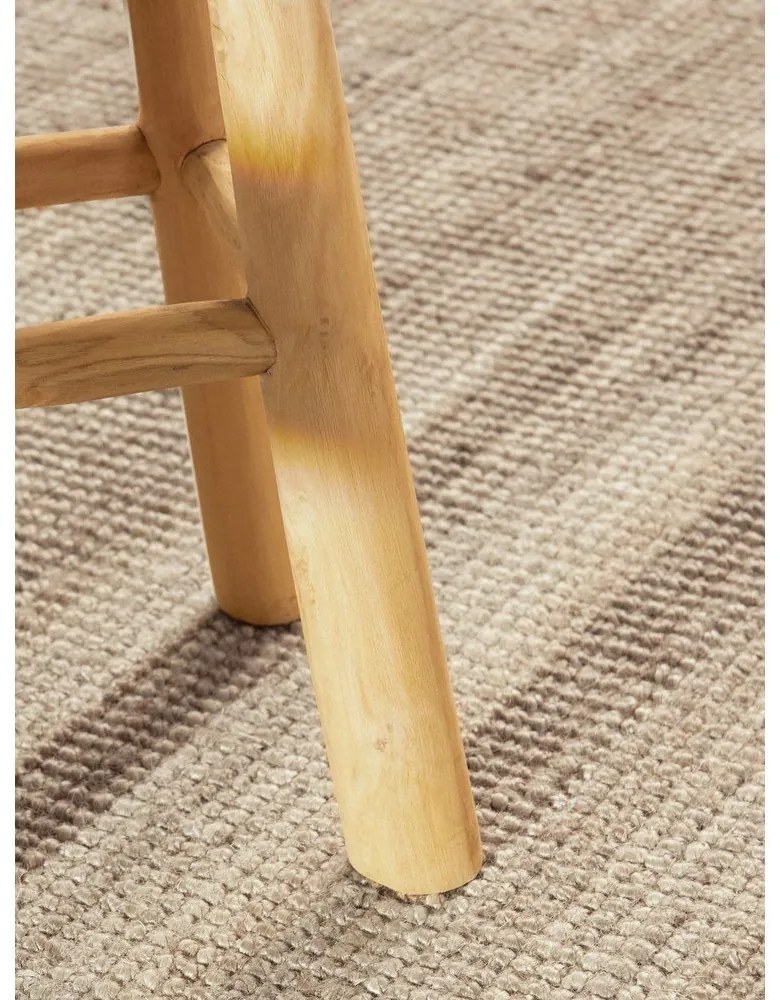 Tappeto rotondo grigio tortora in iuta ø 200 cm Bouclé Jaipur – Hanse Home