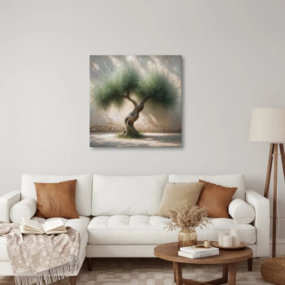 Quadro su tela – Vecchio ulivo nel Mediterraneo