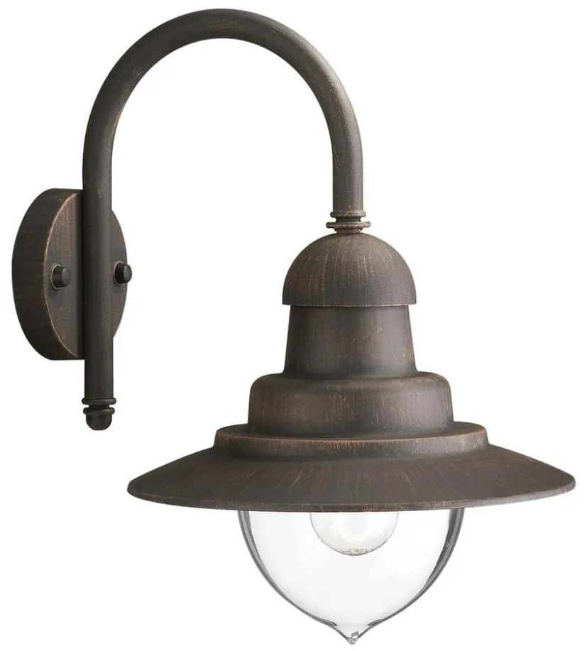 Philips 01652/06/PN - Applique da esterno MYGARDEN RAINDROP 1xE27/53W/230V IP44