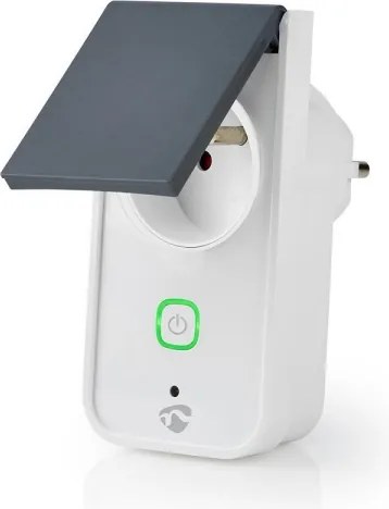 Nedis Wi-FiPO120EWT presa smart esterna 3680W/TYPE/230V Wi-Fi IP44