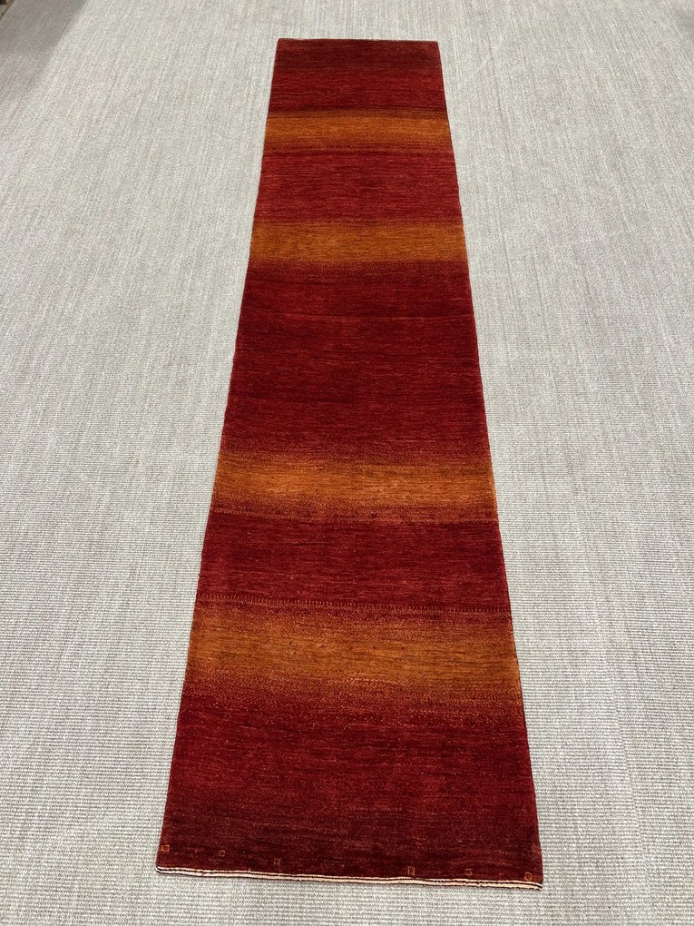 Loribaft Tappeto persiano 360x80 Rosso (Iran) Annodato A Mano
