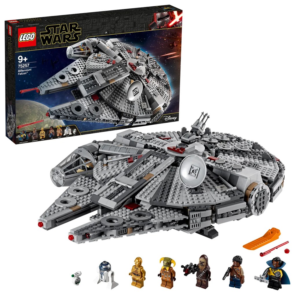 Millenium Falcon con personaggi Star Wars Lego