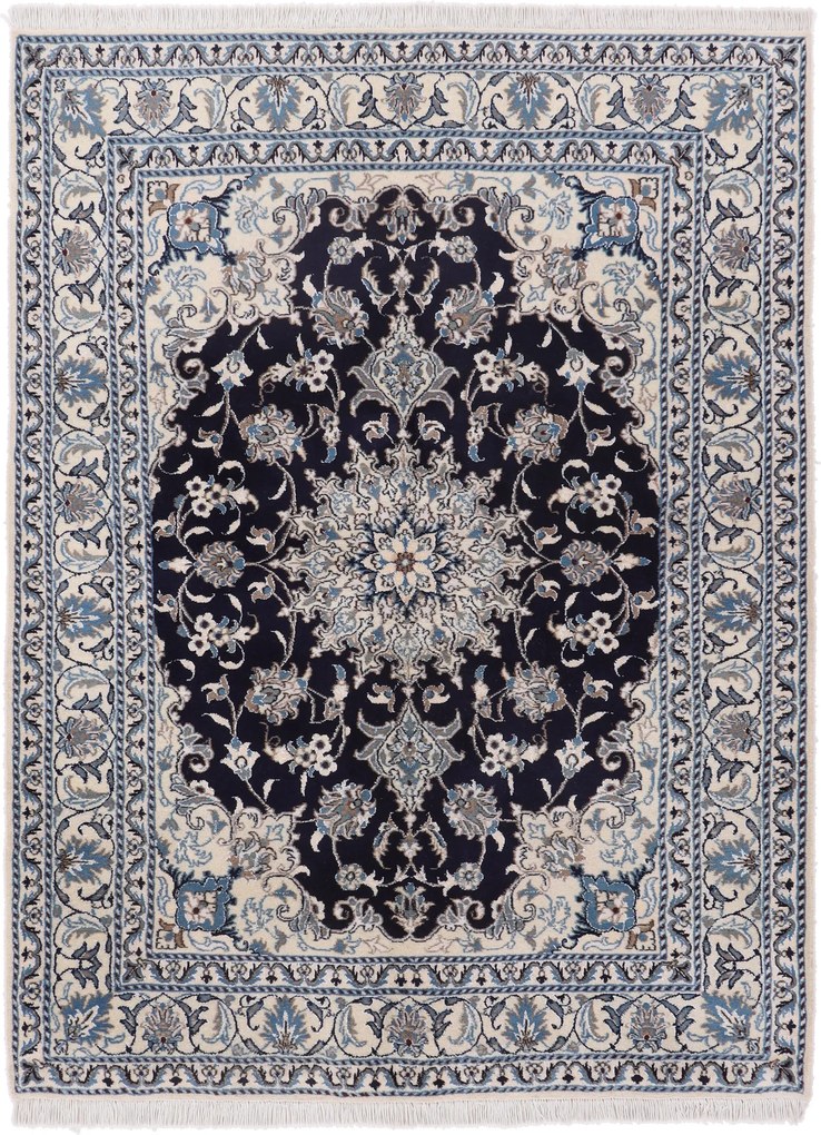 Nain Tappeto 150 x 200 (Iran) Annodato A Mano