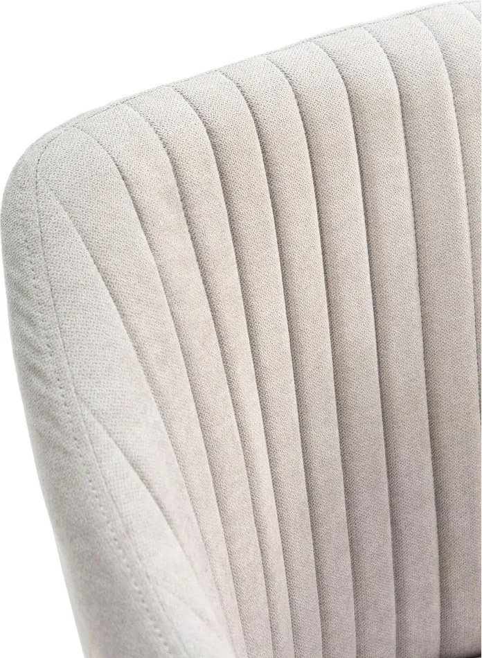 Set di sedie da pranzo grigio chiaro in imbottito 2 pz Nadi – Marckeric