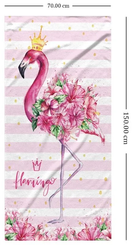 Telo mare FLAMINGO 150 x 70 cm