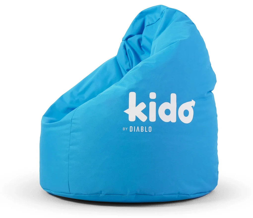 Pouf per bambini Kido di Diablo: blu