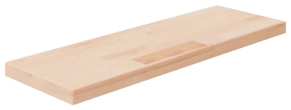 Ripiano 60x20x2,5 Cm Legno Massello Di Rovere Non Trattato /