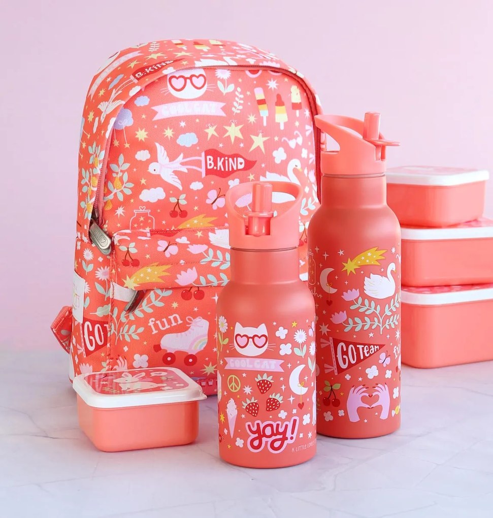 A Little Lovely Company - borraccia in acciaio inox, 500 ml - divertimento