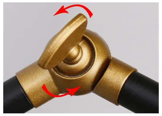 Applique TRUCK 1xE27/40W/230V oro/nero