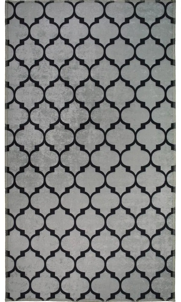 Tappeto lavabile grigio 80x50 cm - Vitaus