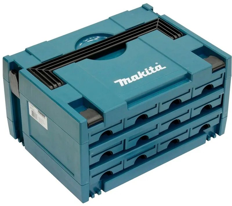 Makita - Valigetta con 12 scomparti makpac P-84327