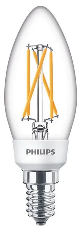 Philips - Lampadina LED 5,5W (470-190-50lm) Fiamma Scene Switch E14