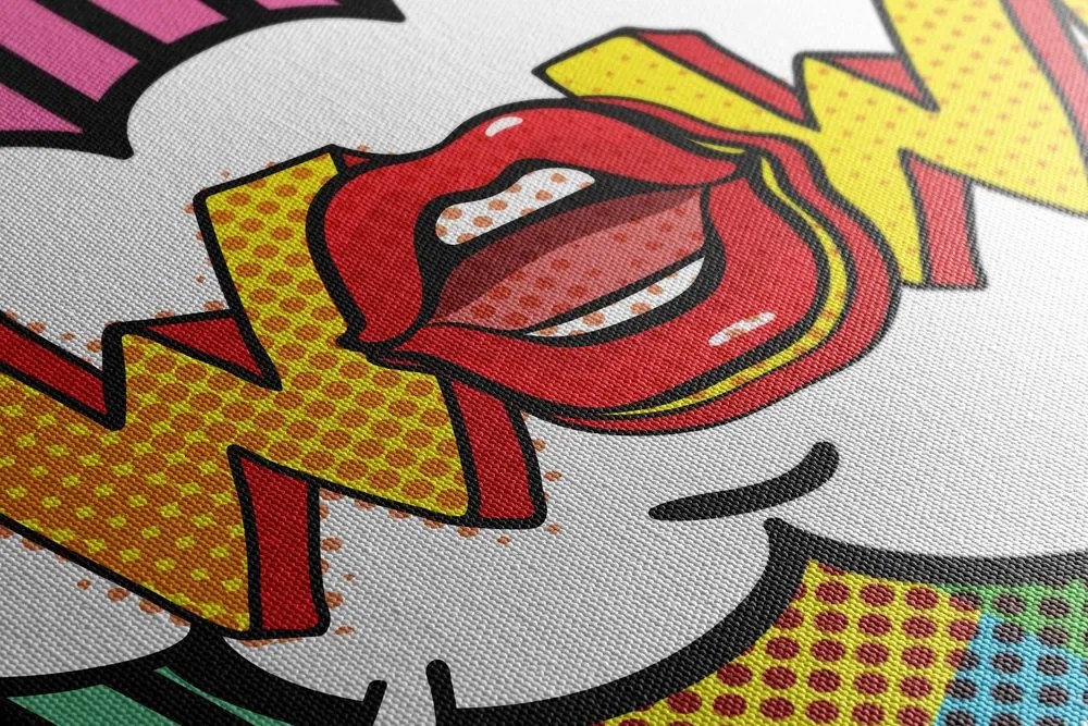 Stampa su tela – In stile pop art - WOW!