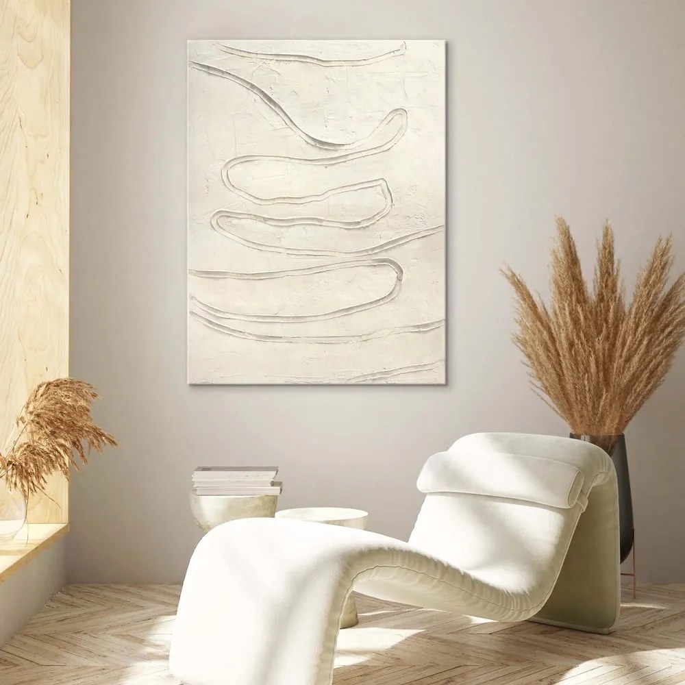 Quadro dipinto a mano 88x118 cm Track The Line - Malerifabrikken