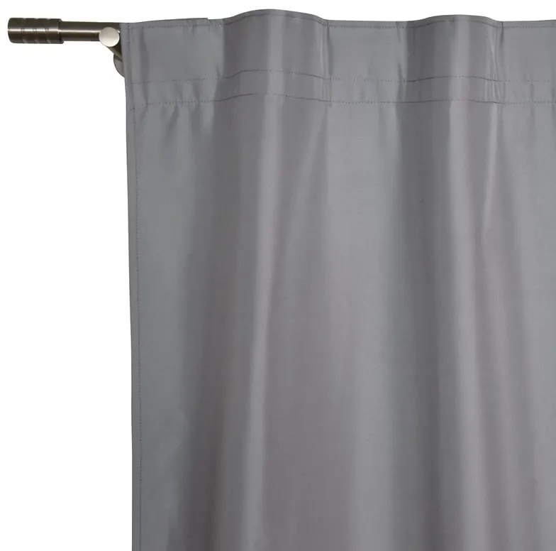 Tenda Night grigio, passanti nascosti 140x300 cm