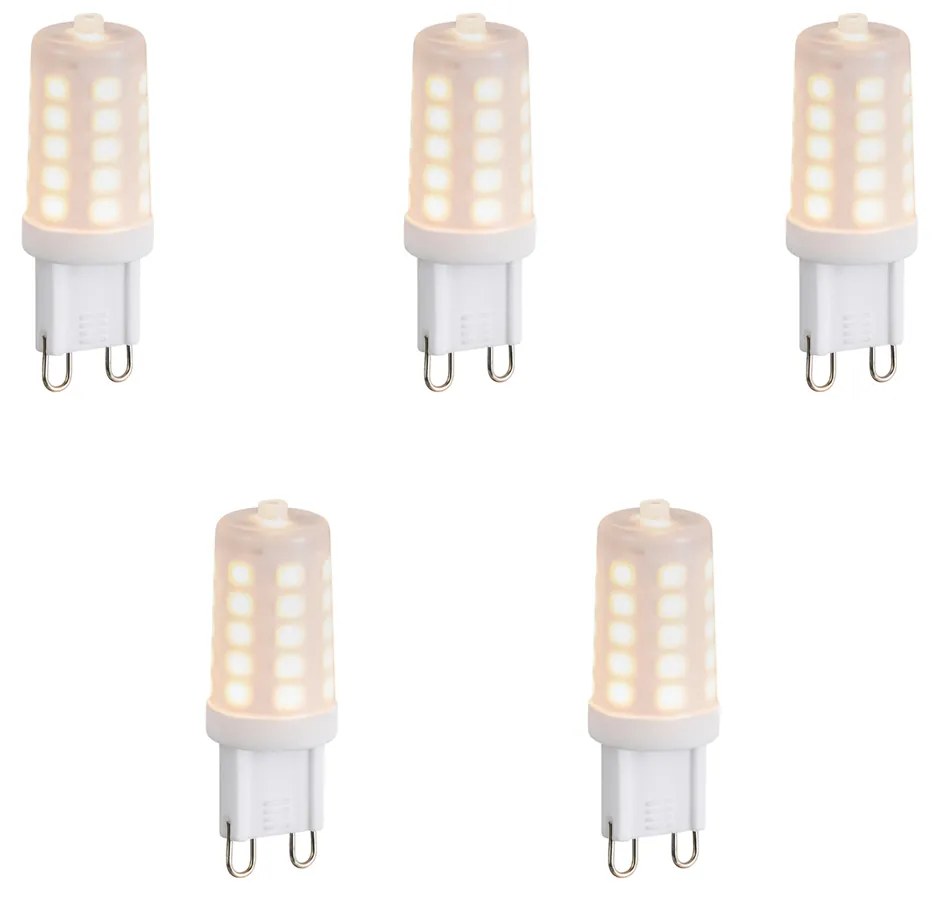 Set di 5 Lampadine LED G9 dimmerabili Opale 1.2W 100 lm 2200K