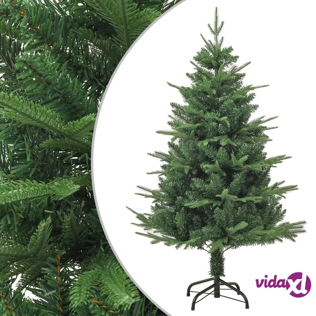vidaXL Albero di Natale Artificiale Verde 120cm PVC e PE