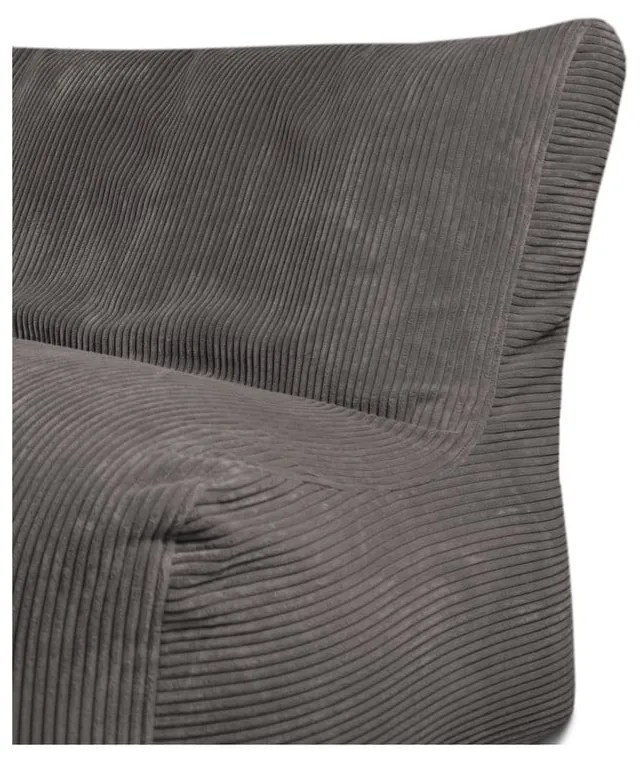 Puof a sacco color senape con rivestimento in velluto a coste Sofa Seat Lounge – SLOWDOWN