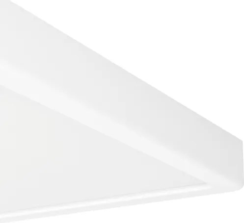 Eglo 901729 - LED RGBW dimmerabile, plafoniera con vetro fumé FUEVA-Z LED/17,8W/230V 39cm IP44 bianco
