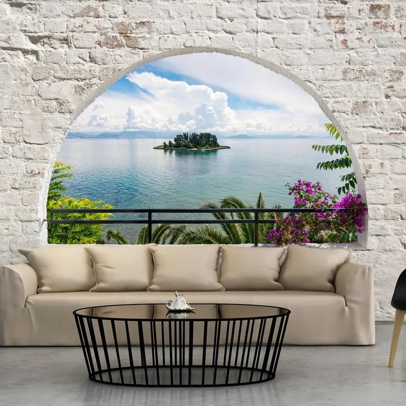 Fotomurale adesivo  Corfu Island  Larghezza x Altezza Home decor 196x140