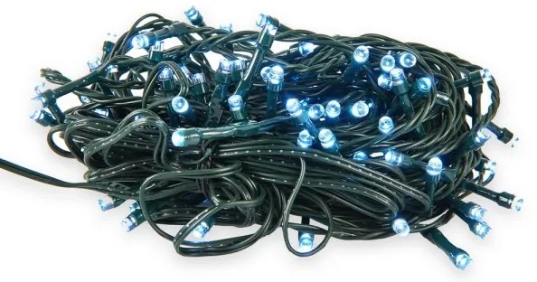 Catena di Natale LED da esterno 100xLED/8 funzioni 13m IP44 bianco giorno
