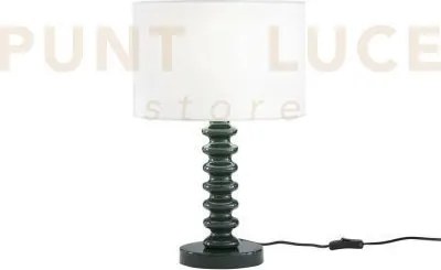 Lume sultan verde in metallo e paralume in velluto 1 luce attacco e...