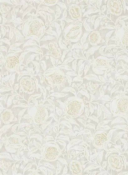Florale Tapete Annandale von Sanderson - Dove/ Taupe