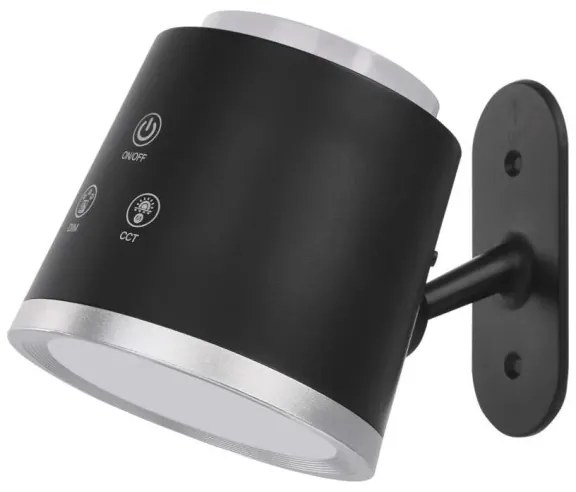 LED Lampada da tavolo ricaricabile dimmerabile 4in1 LED/6W/3,7V 3000K/4000K/6500K nero