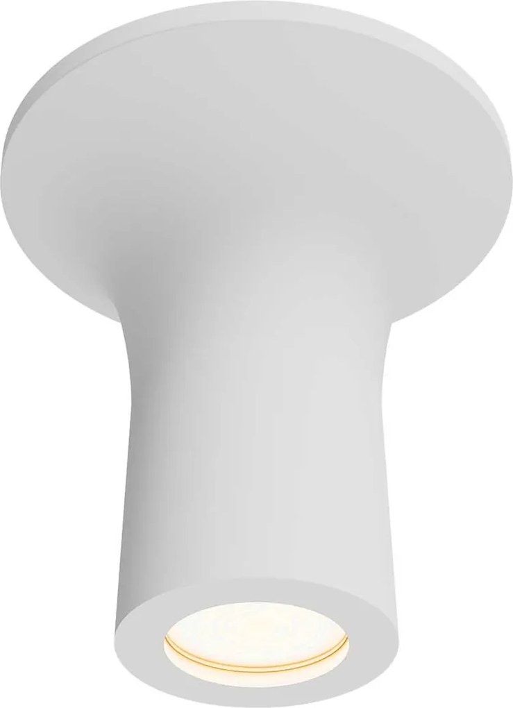 Plafoniera LED GU10 e GU5.3 in Gesso Pitturabile Rotonda Ø167x170mm