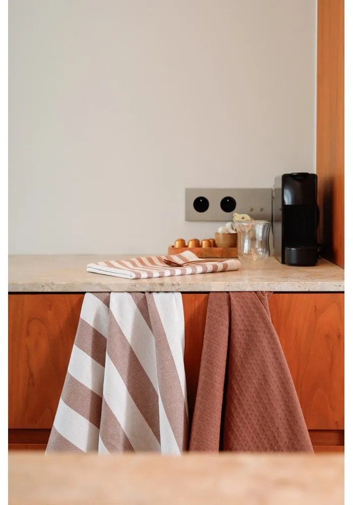 Set di strofinacci in cotone 3 pz 51x74 cm Marra – Tiseco Home Studio