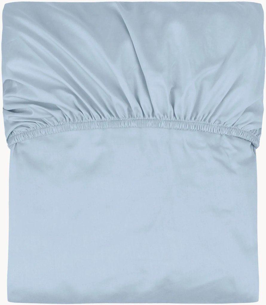 Lenzuolo con angoli in raso di cotone Oba