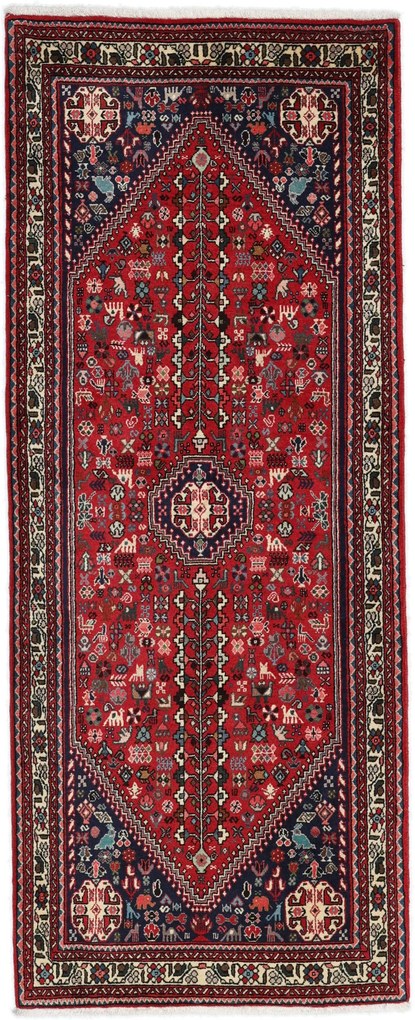 Abadeh Tappeto 80 x 210 (Iran) Annodato A Mano